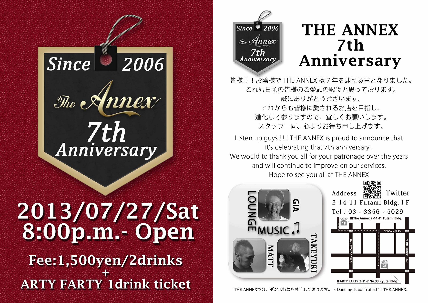 THE ANNEX 7th Anniversary  - 1754x1240 422.9kb