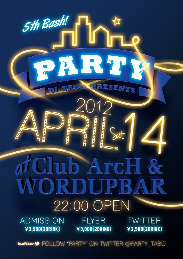 TABO PRESENTS PARTY 5th Bash! 636x900 131.2kb