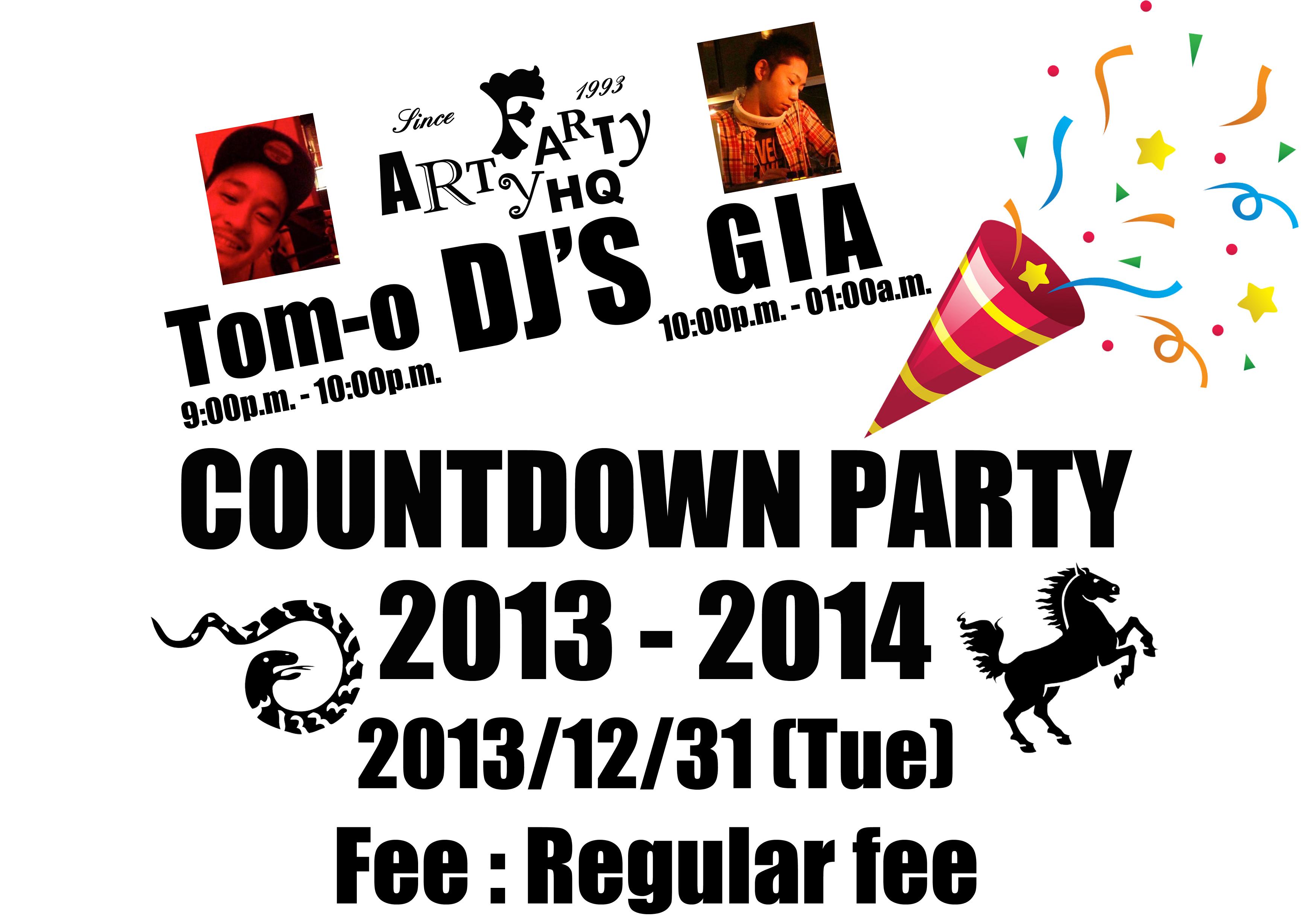 COUNTDOWN PARTY / 2013 - 2014 3473x2456 449.9kb