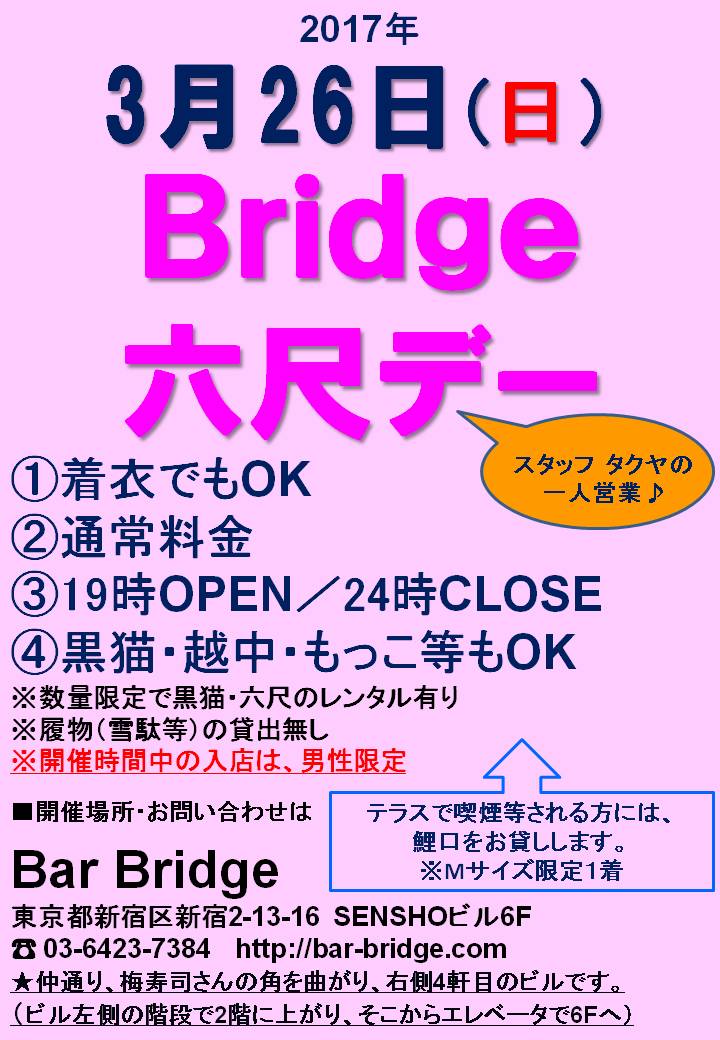 Bridge 六尺デー