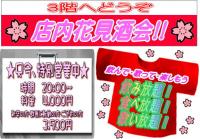 ◆店内花見酒会◆ 576x400 79.2kb