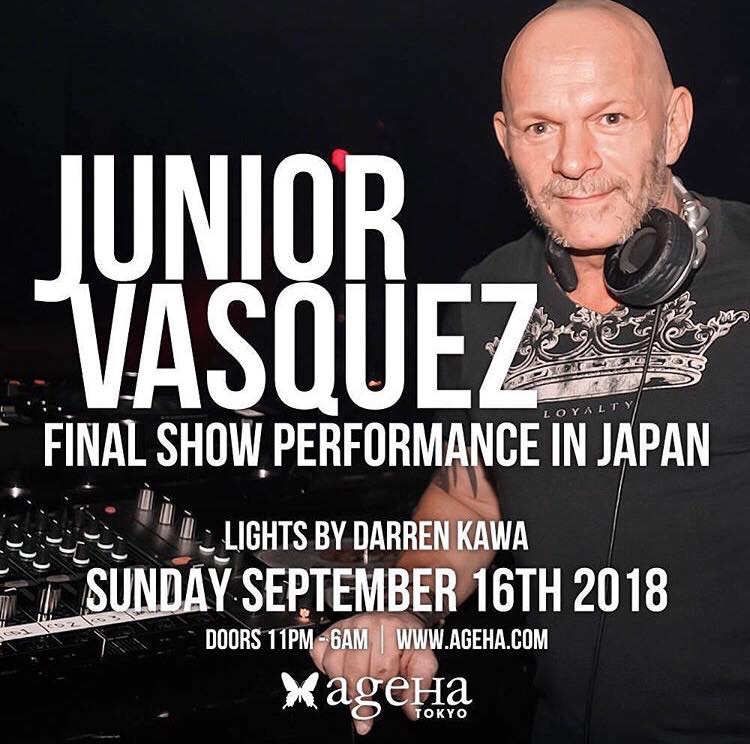 JUNIOR VASQUEZ Final Show Performance in Japan