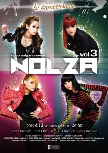 4/13(SAT) 21:00～5:00 NOLZA vol.3 1st Anniversary ＜MIX＞ 1259x1785 405.5kb