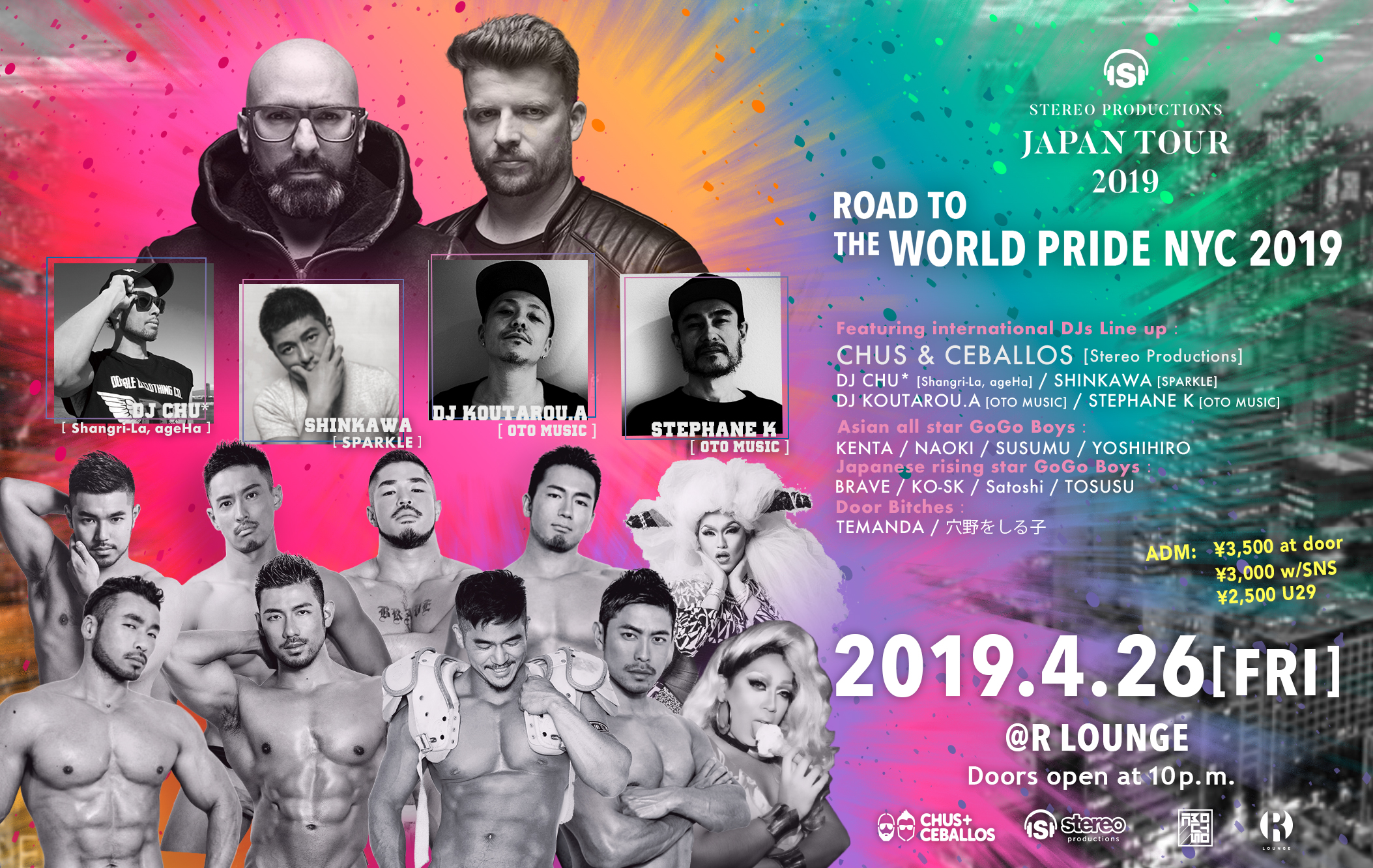 CHUS & CEBALLOS JAPAN TOUR 2019 in TOKYO