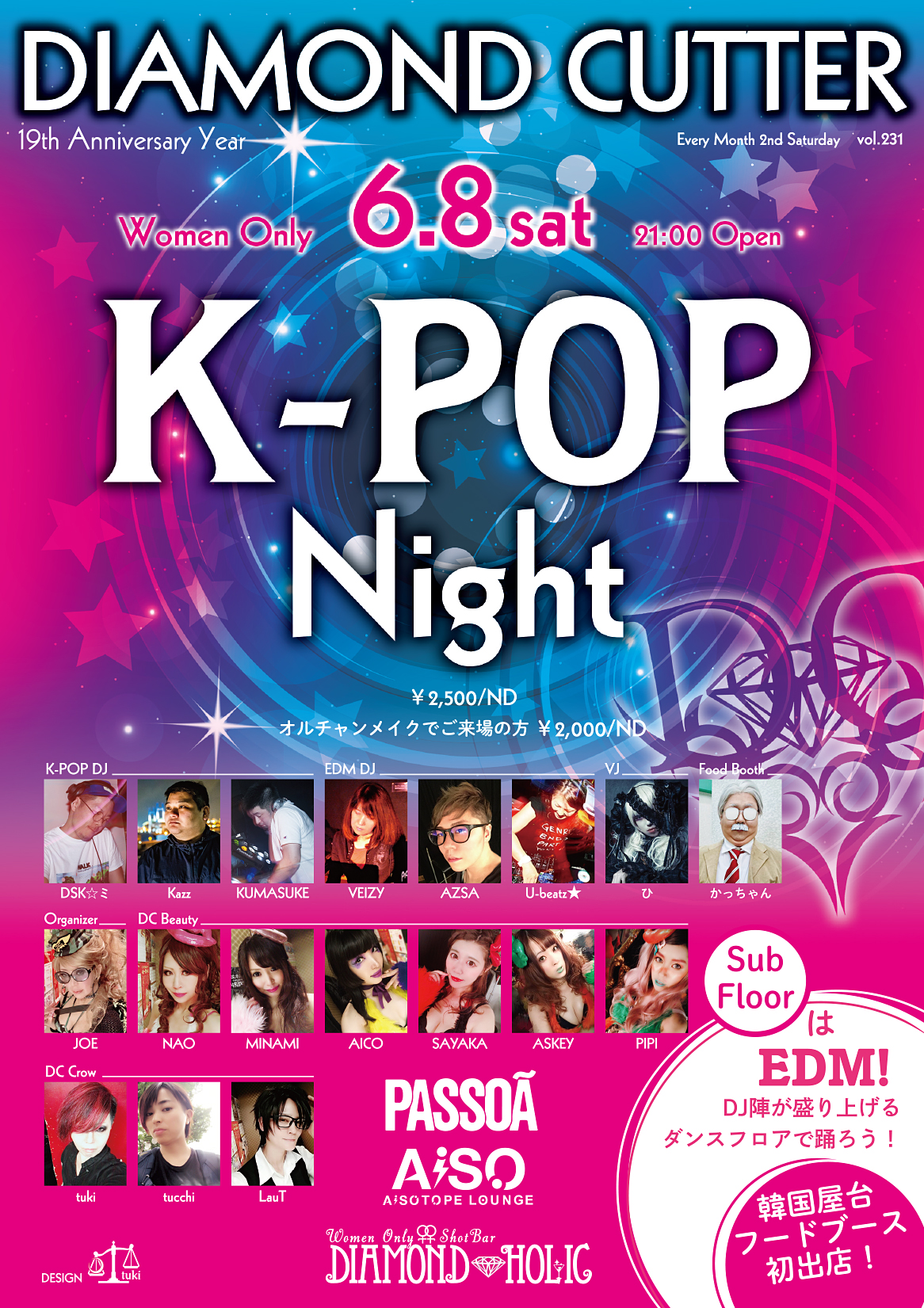 DIAMOND CUTTER 　K-POP Night