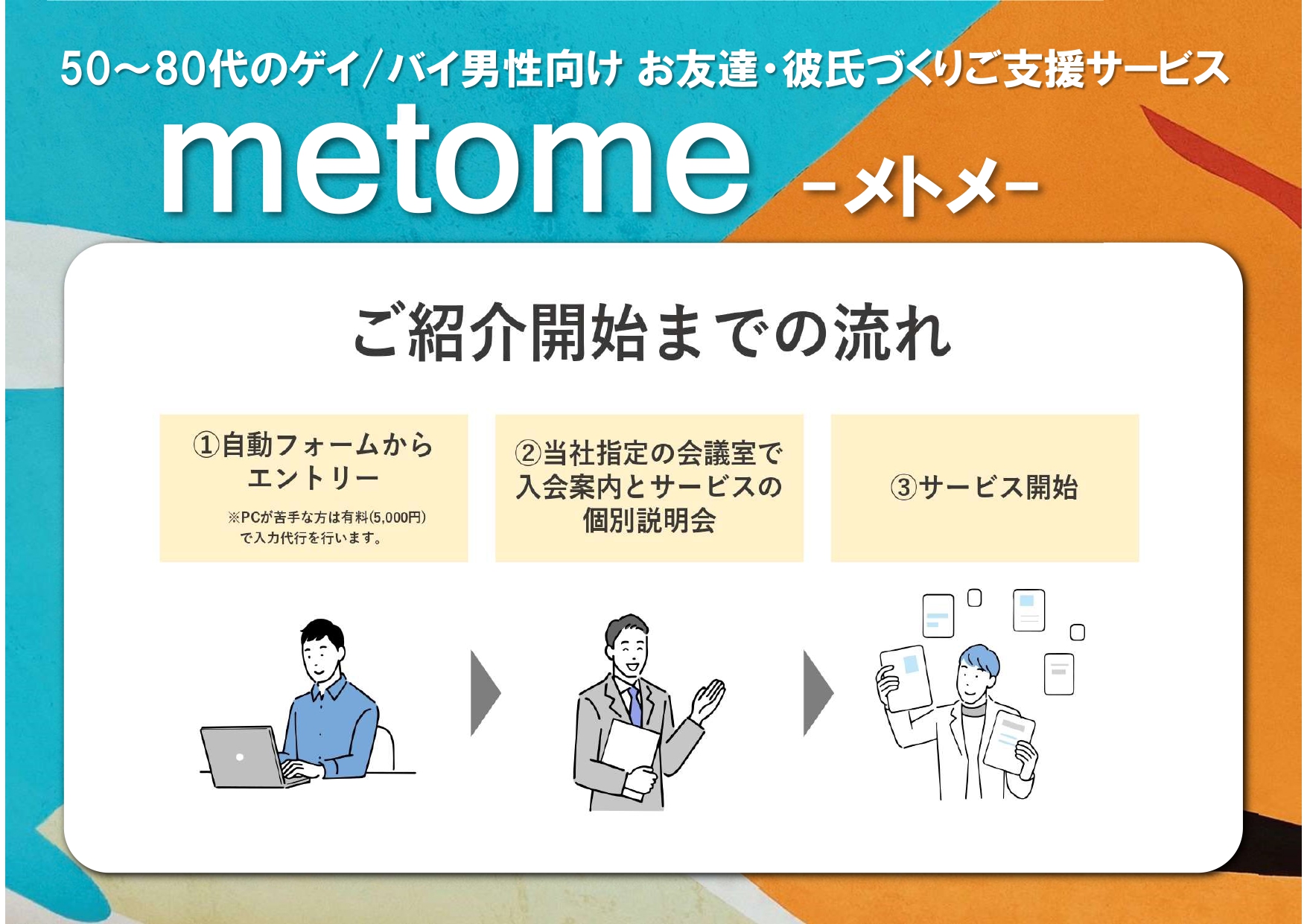 【説明会】お友達・彼氏づくりご紹介サービス