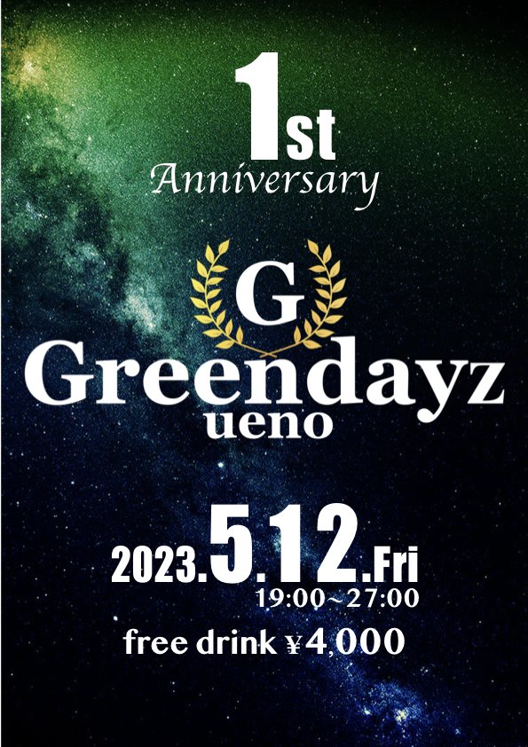 1周年パーティー