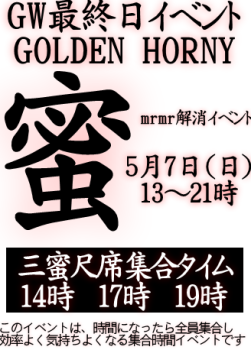 岡バハ GOLDEN HORNY（5/7日 13～21時）  - 328x458 104.2kb