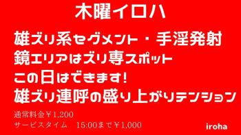ゲイバー ゲイイベント ゲイクラブイベント 11月 木曜イロハ・雄ズリ系セグメント《本日、鏡エリアはズリ専スポット》