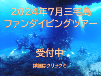 ゲイバー ゲイイベント ゲイクラブイベント 夏の三宅島ファンダイビングツアー2024