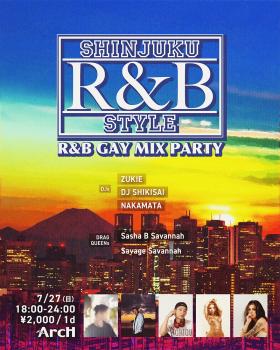 ゲイバー ゲイイベント ゲイクラブイベント SHINJUKU R&B STYLE