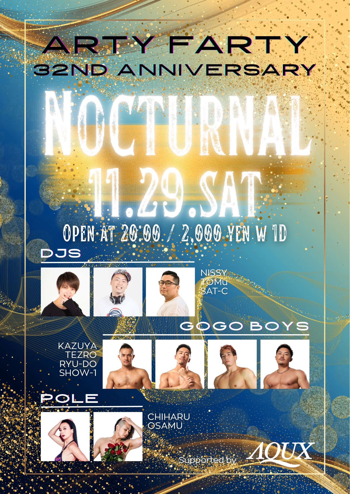 Arty Farty 32nd Anniversary "NOCTURNAL"