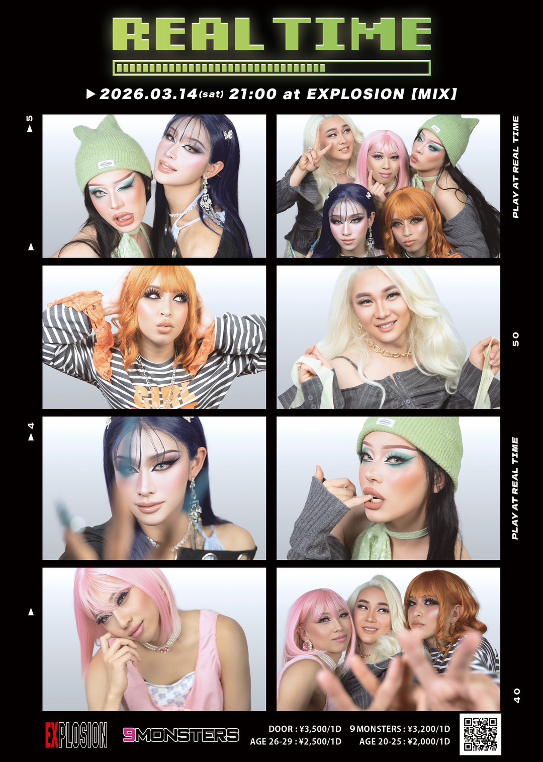 3/14(SAT) 21:00～5:00 REAL TIME ＜MIX＞