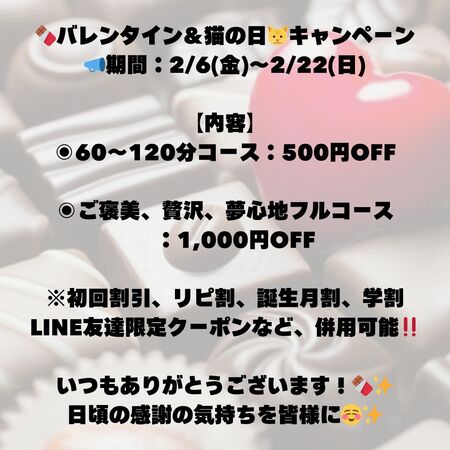 バレンタイン＆猫の日キャンペーン 1080x1080 251.7kb