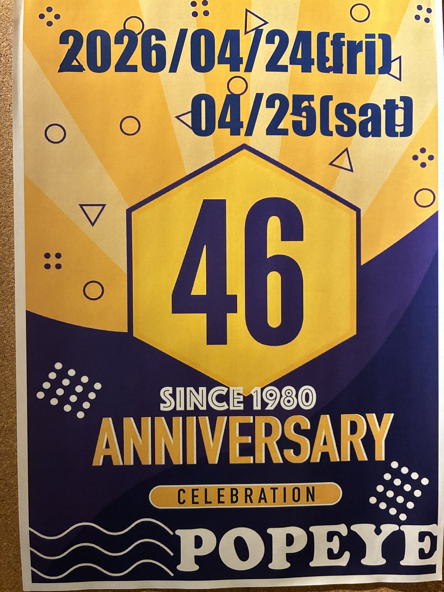 46周年パーティー