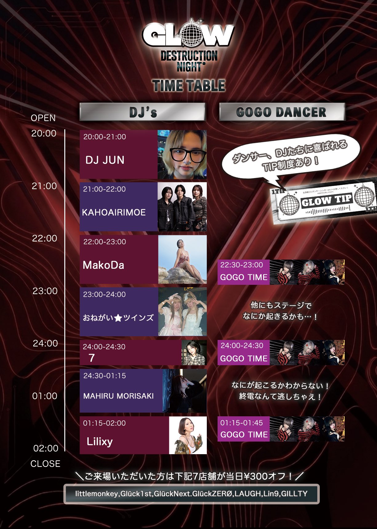 GLOW -DESTRUCTION NIGHT-