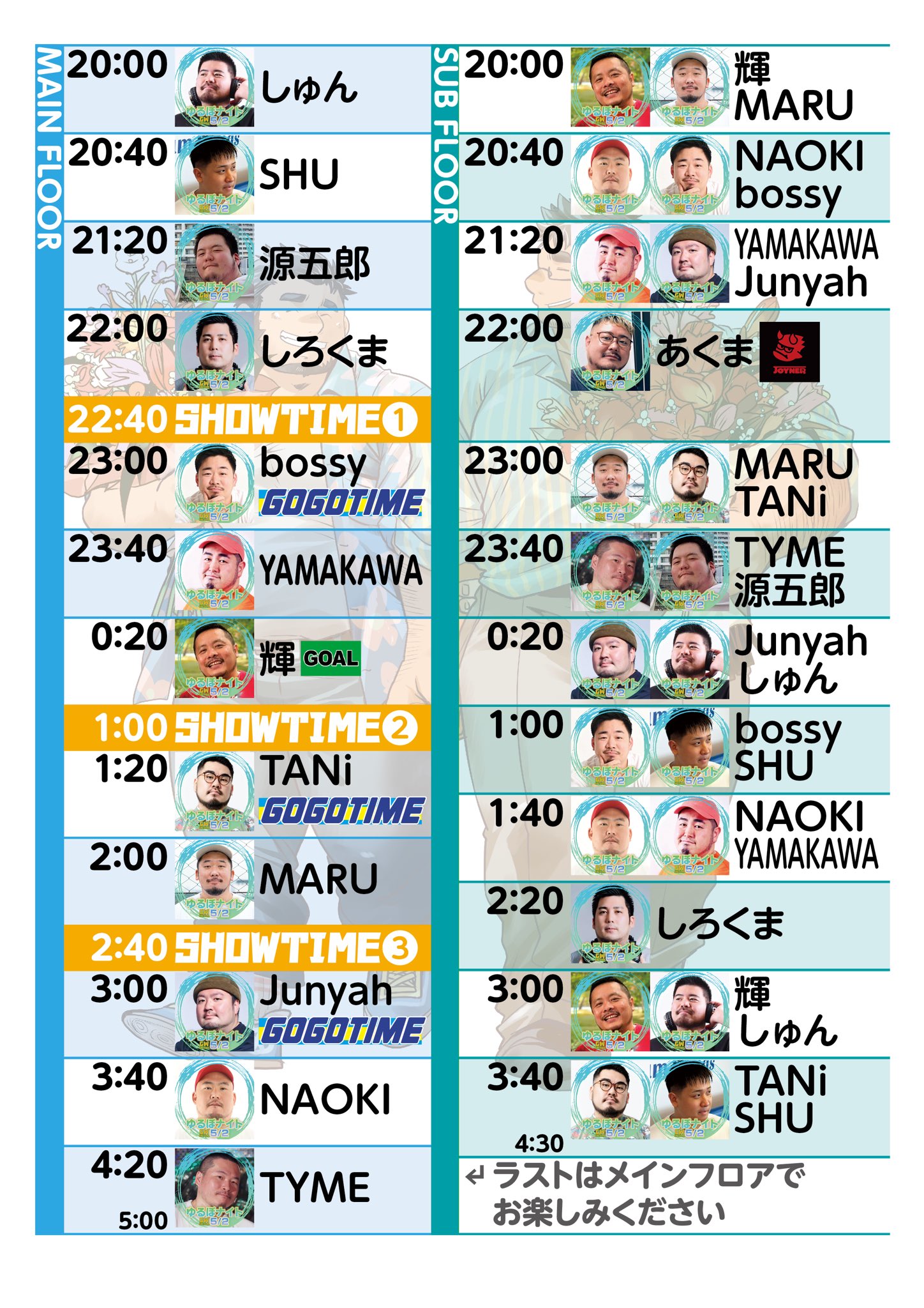 ゆるぽナイト -20th ANNIV. GW SPECIAL-