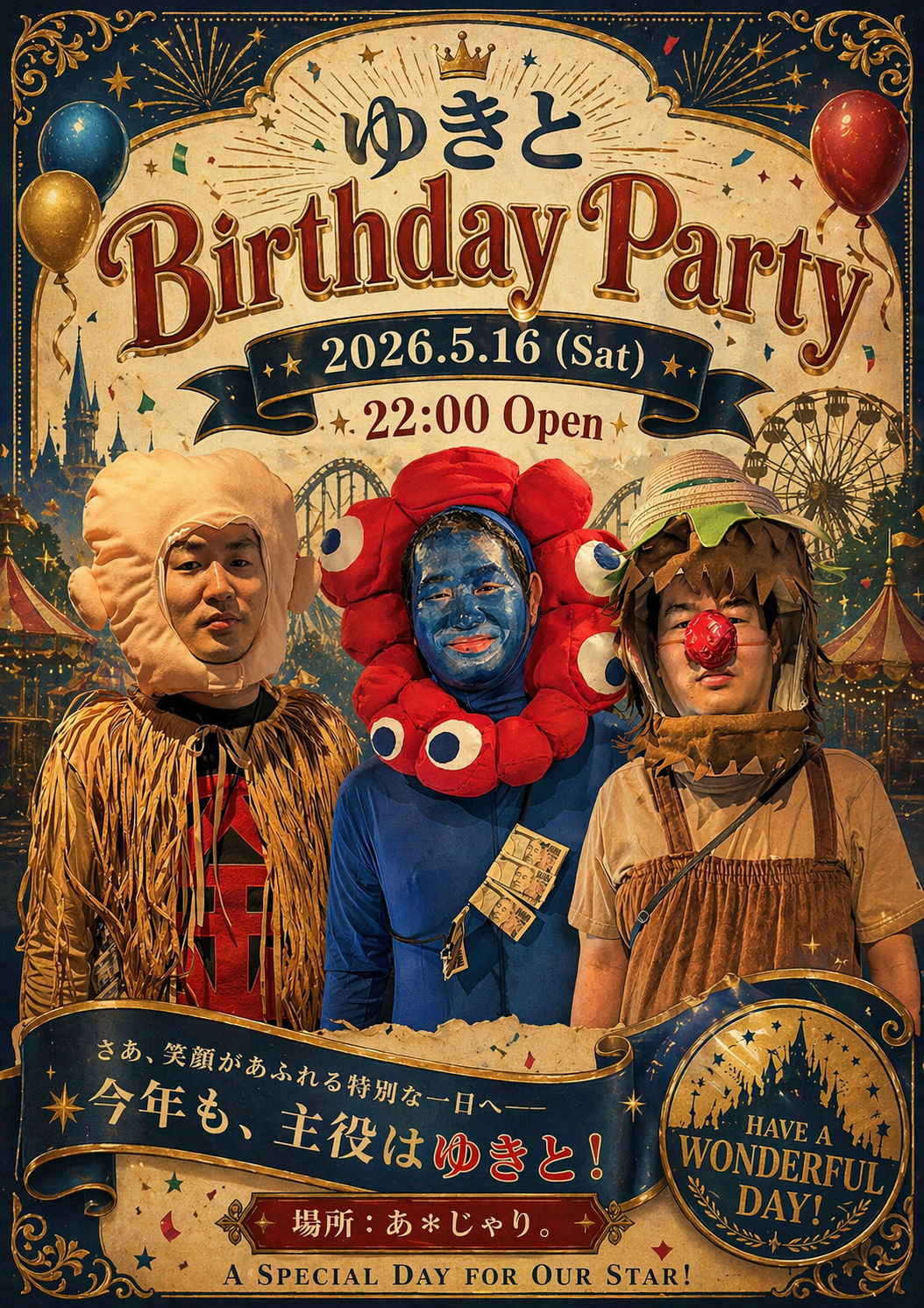 ゆきとバースデーパーティー