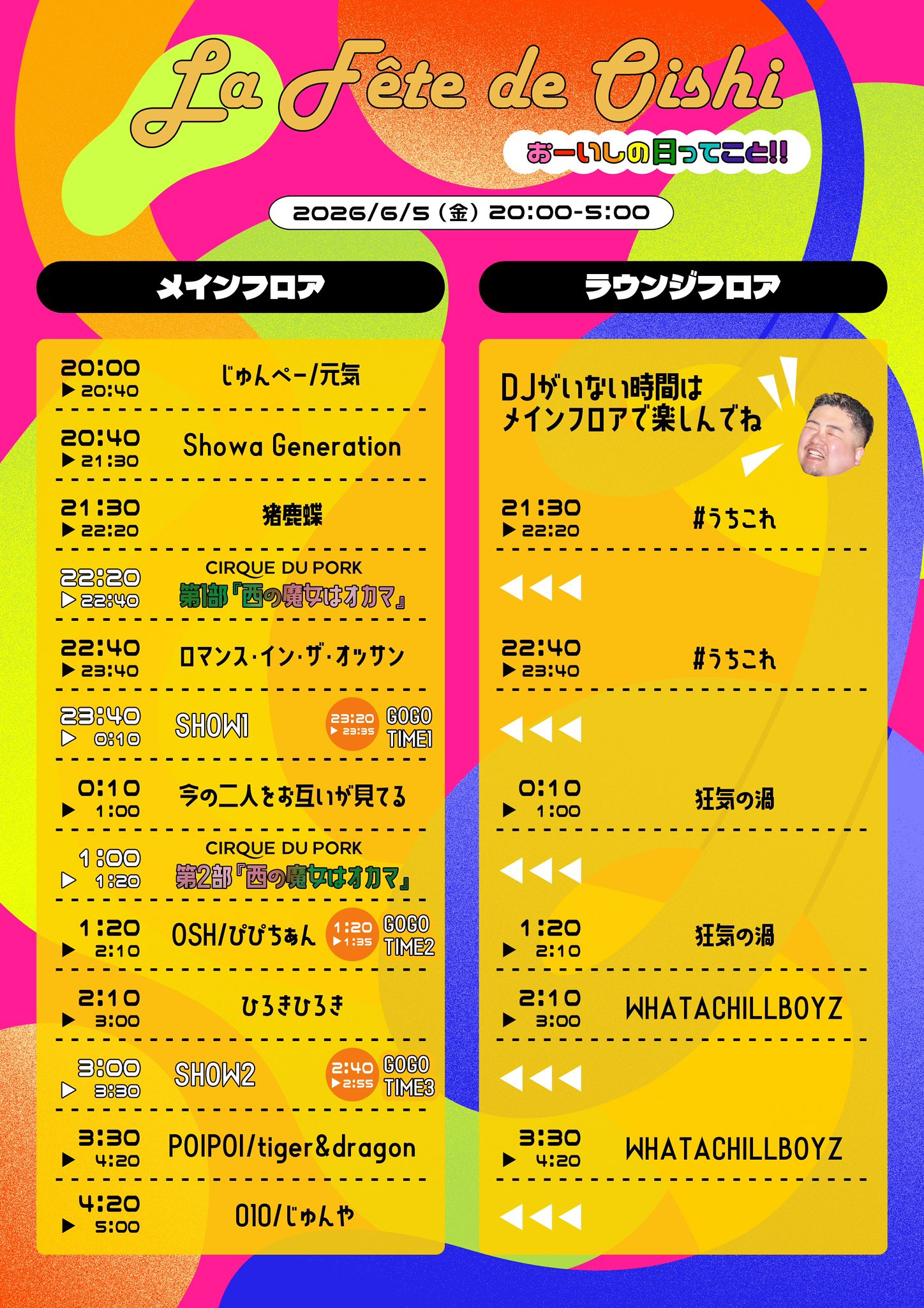 La Fête de OISHI -おーいしの日ってこと‼︎-
