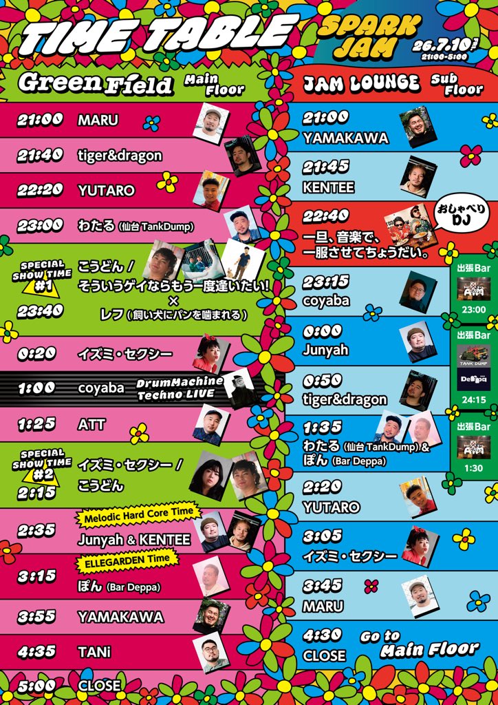 SPARK JAM -5th Anniv. Bash-