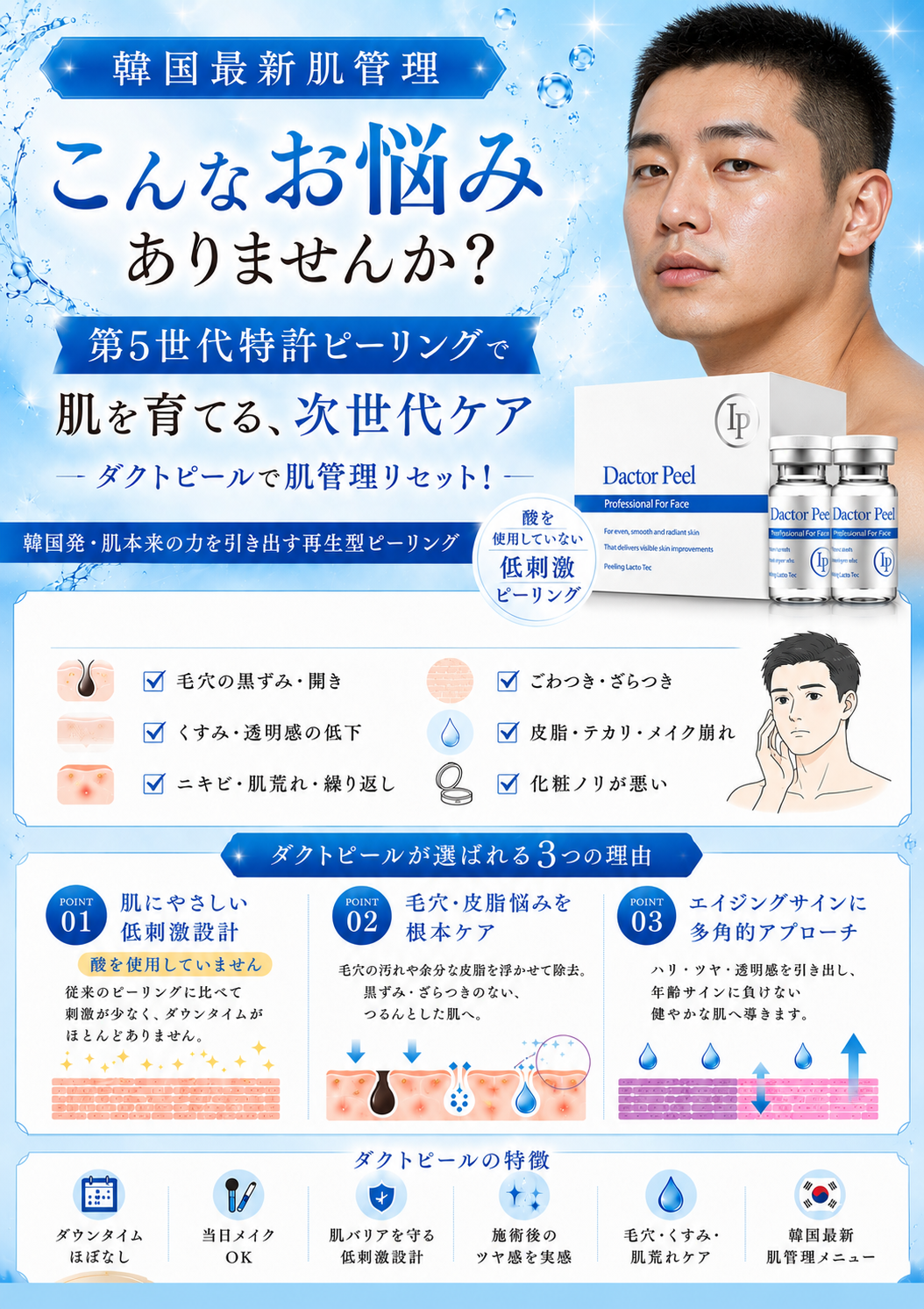 （大阪心斎橋）お盆フル営業中！ 最新ピーリング【ダクトピール】受けれます💪