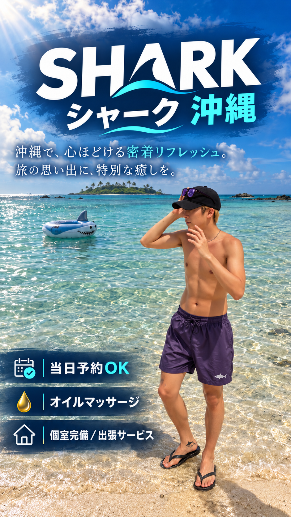 沖縄で心ほどける密着リフレッシュ🏝️